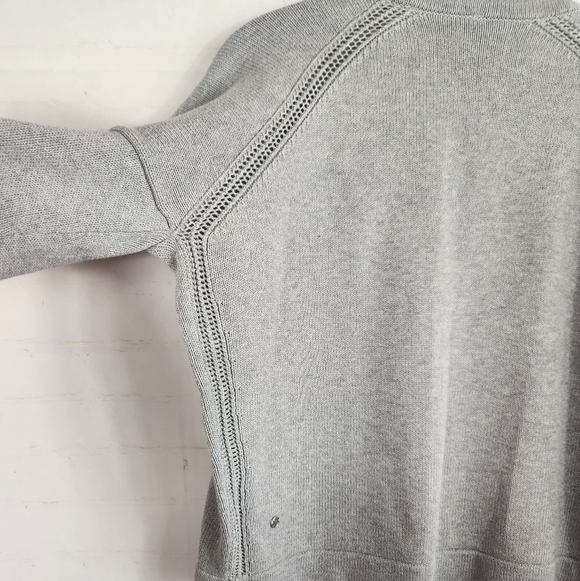 Lululemon Bhakti Reality Knit Casual Preppy Short Sleeve Heathered Grey 6 - Picture 9 of 13